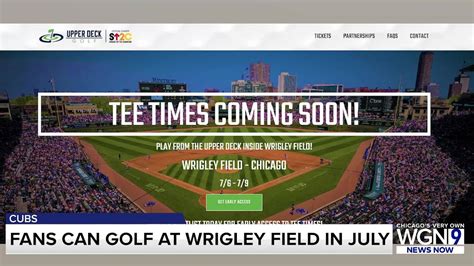 See how you can play golf at Wrigley Field in July